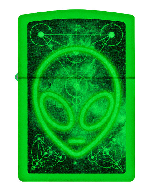 Zippo 46288 vžigalnik Astro Allien, Glow in the Dark
