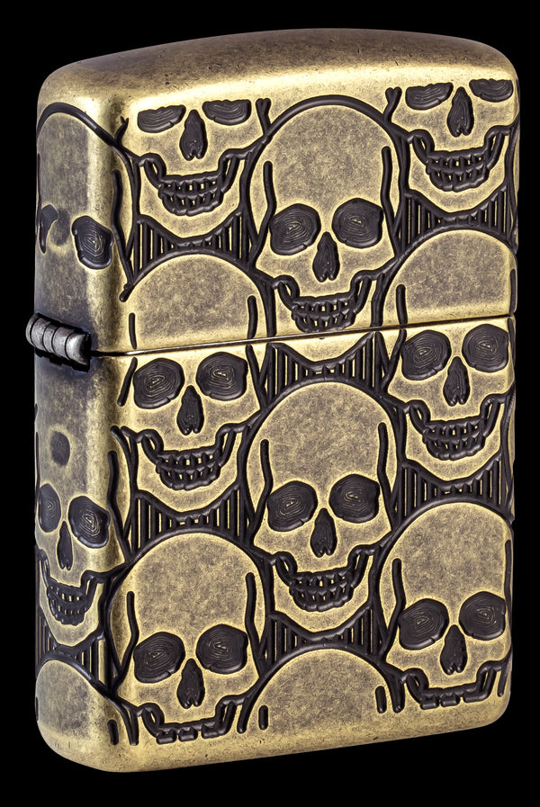 Zippo vžigalnik 46302 Skulls Armor