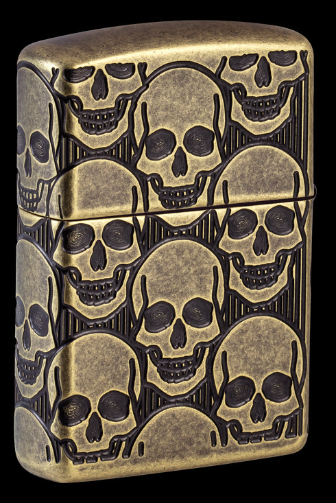Zippo vžigalnik 46302 Skulls Armor