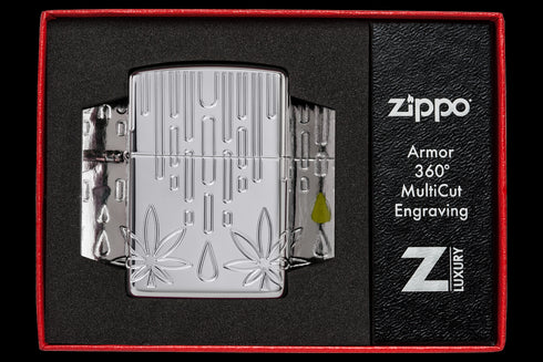 Zippo vžigalnik 46303 Cannabis Armor 360