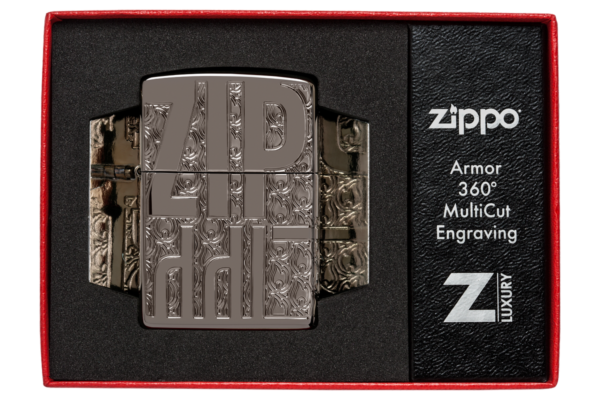 Zippo vžigalnik 46312 Armor Hidden Luxury 360°
