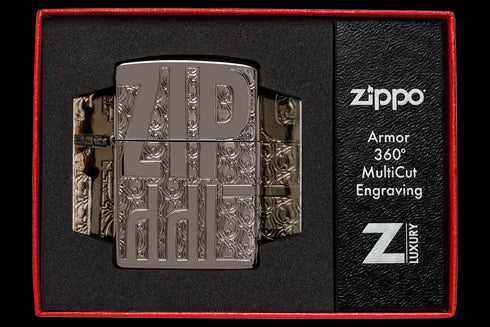 Zippo vžigalnik 46312 Armor Hidden Luxury 360°