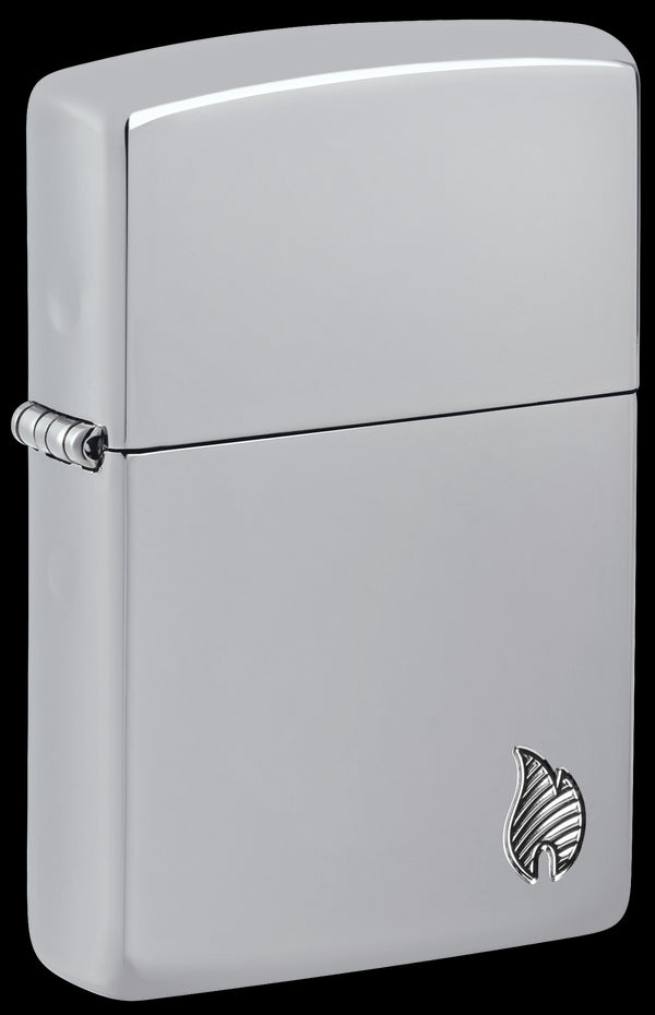 Zippo vžigalnik 46396 Armor Flame, High Polish Chrome