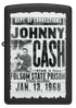 Zippo 46490 vžigalnik Music Johnny Cash
