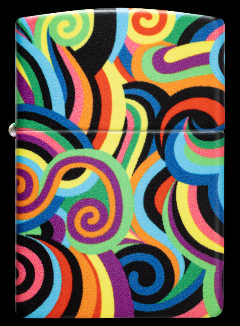Zippo 46491 vžigalnik Vivid Color Patterns, Glow in the Dark
