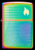 Zippo 46569 vžigalnik Dots and Flame, Multi Color