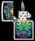 Zippo 46575 vžigalnik Psychedelic Cannabis, Street Chrome