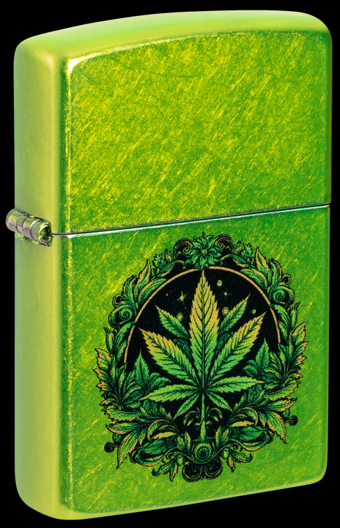 Zippo 60.007.389 vžigalnik Green MLeaf