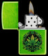 Zippo 60.007.389 vžigalnik Green MLeaf
