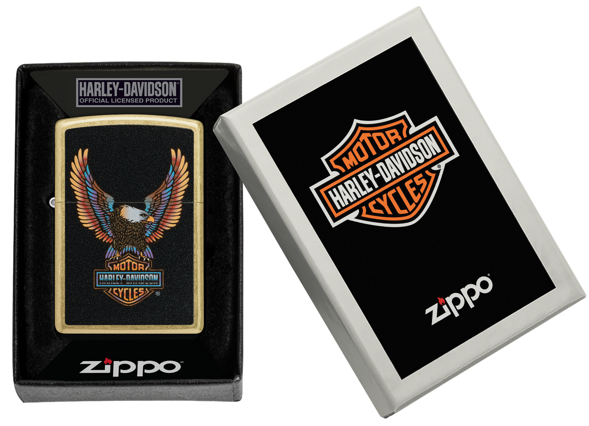 Zippo vžigalnik 46678 Harley-Davidson® Colorful Eagle