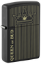 Zippo 46683 vžigalnik Cannabis - Queen Of Bud, Black Matte