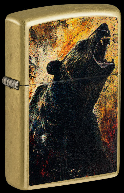 Zippo 46695 vžigalnik Bear, Street Brass