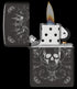 Zippo 46699 vžigalnik Gothic King Skull, High Polish Black