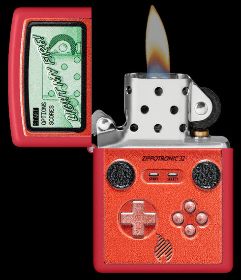 Zippo 46700 vžigalnik Retro Gaming Console, Red Matte