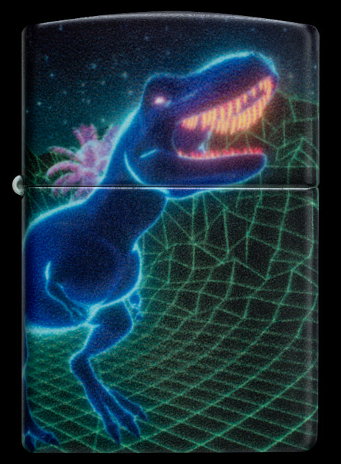 Zippo 46701 vžigalnik Cyber T-Rex Meme, Glow in the Dark
