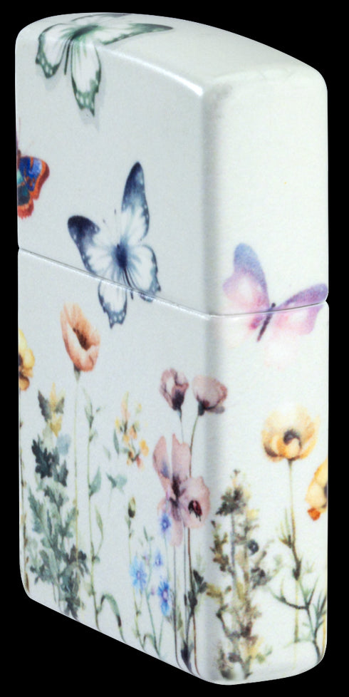 Zippo 46703 vžigalnik Flower Field & Butterflies, Glow in the Dark