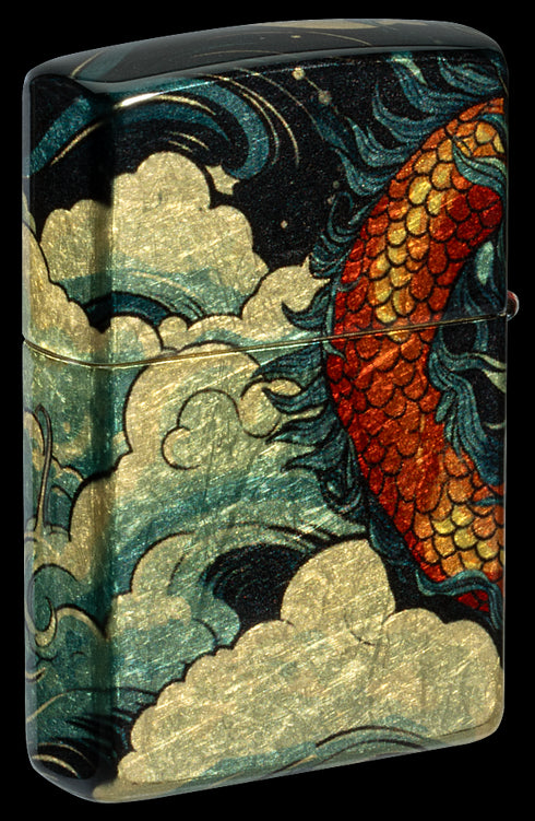 Zippo 46705 vžigalnik Asian Dragon, 540 Tumbled Brass