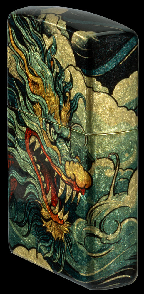 Zippo 46705 vžigalnik Asian Dragon, 540 Tumbled Brass