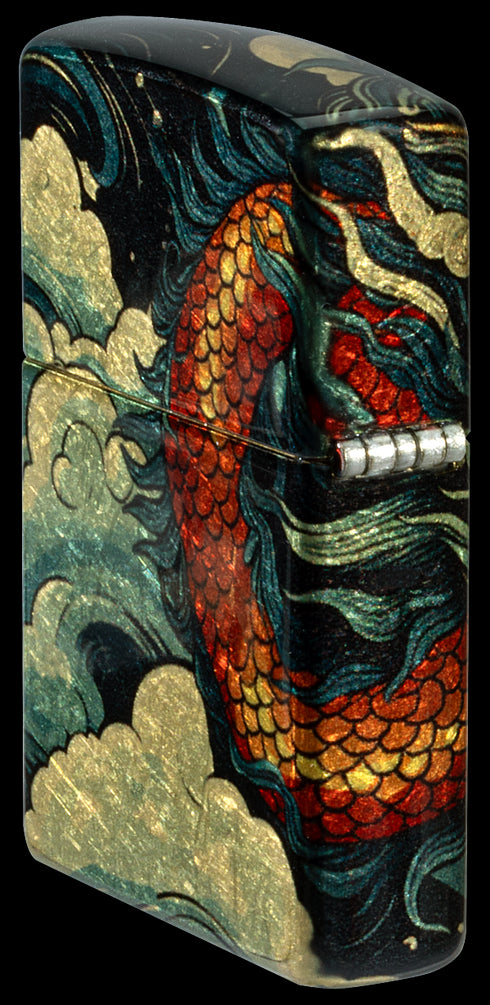 Zippo 46705 vžigalnik Asian Dragon, 540 Tumbled Brass
