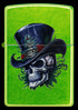 Zippo 46709 vžigalnik Gentlemen Skull, Lurid
