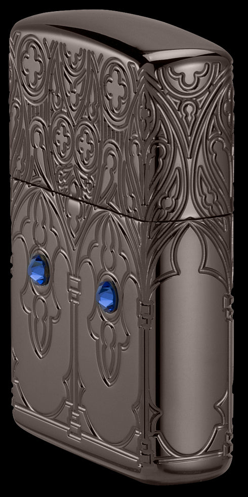 Zippo 46753 vžigalnik Spiritual Pattern Armor, Black Ice