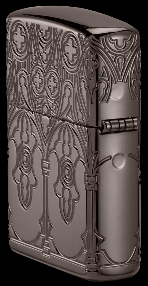 Zippo 46753 vžigalnik Spiritual Pattern Armor, Black Ice