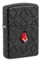 Zippo 46756 vžigalnik Red Jewel with Pattern Armor, Black Matte