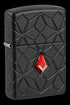 Zippo 46756 vžigalnik Red Jewel with Pattern Armor, Black Matte