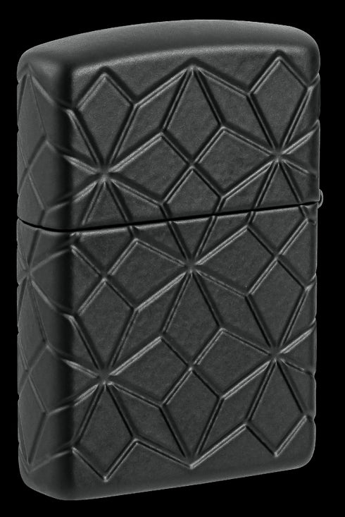Zippo 46756 vžigalnik Red Jewel with Pattern Armor, Black Matte