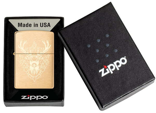 Zippo 60.007.502 vžigalnik Geometric Deer