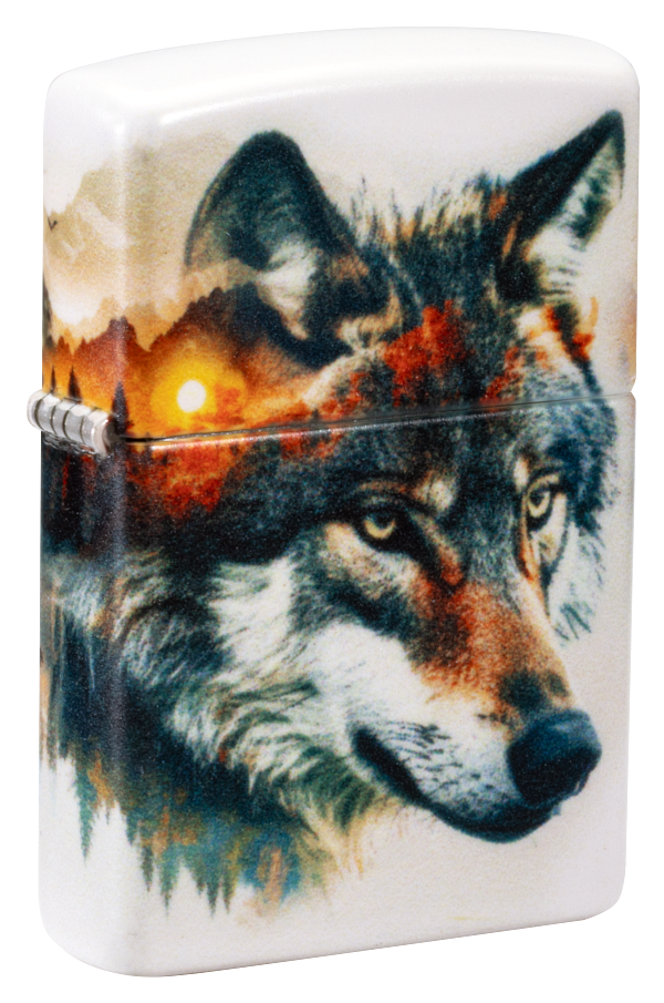 Zippo 60.007.507 vžigalnik Watercolor Wolf
