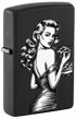 Zippo 60.007.590 vžigalnik Stunning Pin-Up Woman With Pizza