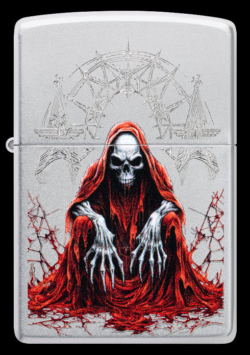 Zippo 60.007.576 vžigalnik Red Grim Reaper
