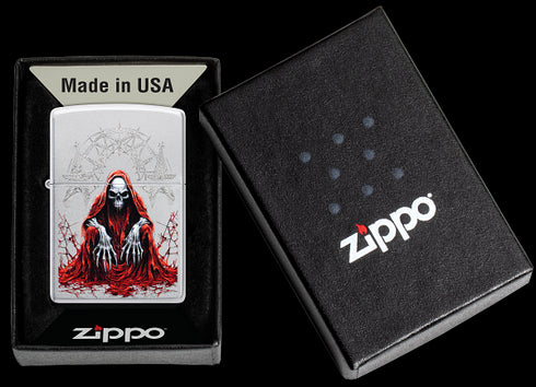 Zippo 60.007.576 vžigalnik Red Grim Reaper