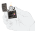 Zippo 46928 vžigalnik Z with Jewell, Armor