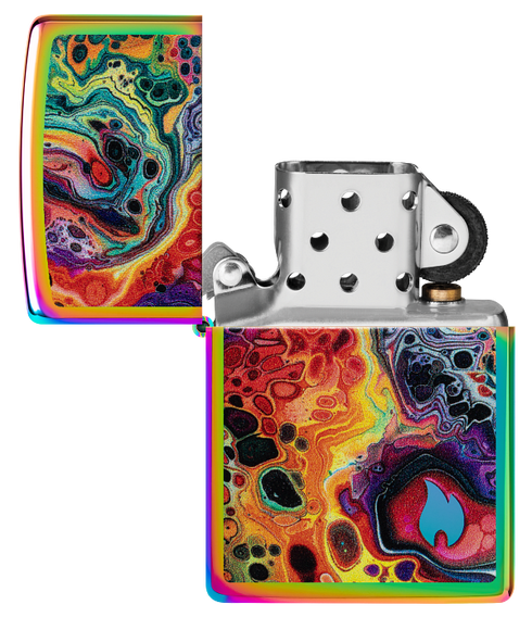 Zippo 46938 vžigalnik Abstract Colours & Flame