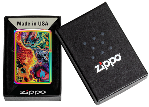 Zippo 46938 vžigalnik Abstract Colours & Flame