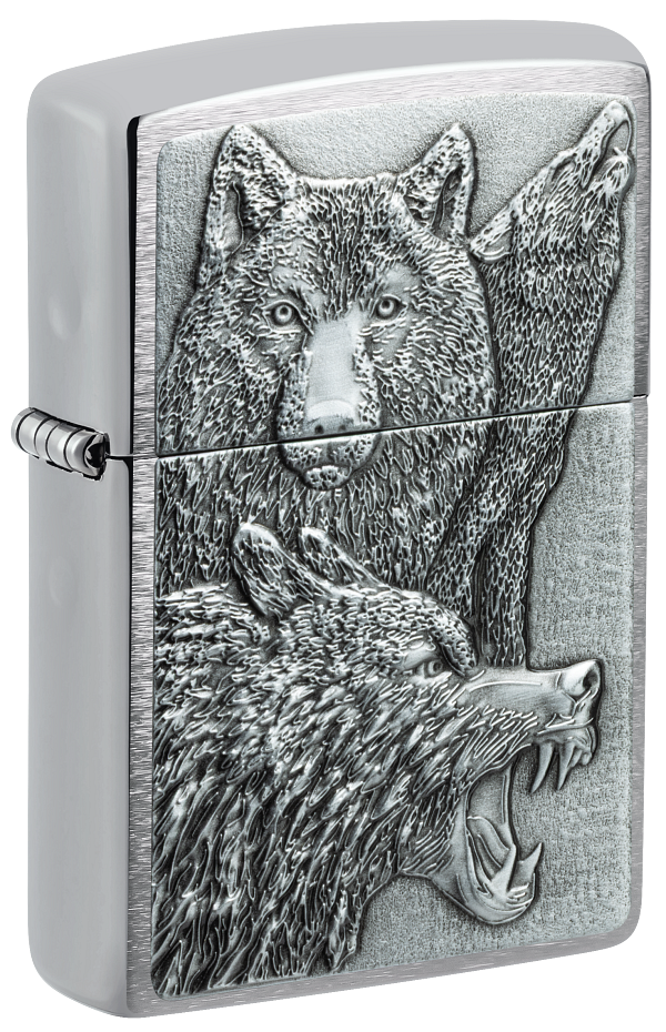 Zippo 46960 vžigalnik Wolf Pack Emblem