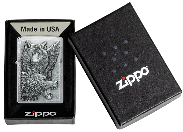 Zippo 46960 vžigalnik Wolf Pack, Emblem