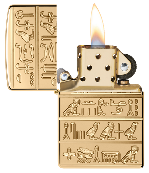 Zippo 60.007.668 vžigalnik Egyptian Hieroglyphs Armor