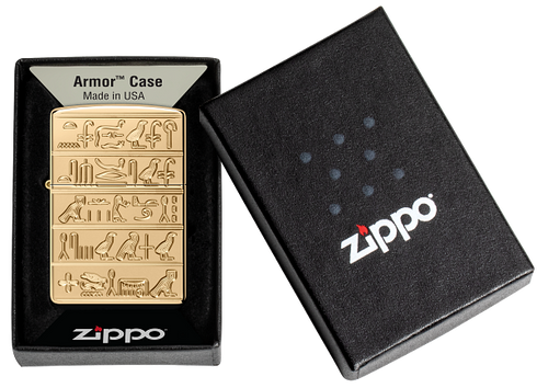 Zippo 60.007.668 vžigalnik Egyptian Hieroglyphs Armor