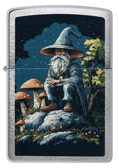 Zippo 60.007.669 vžigalnik Wizard & Mushrooms