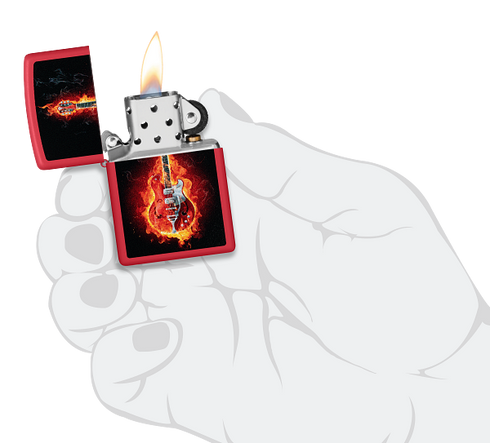 Zippo 60.007.670 vžigalnik Lit Guitar