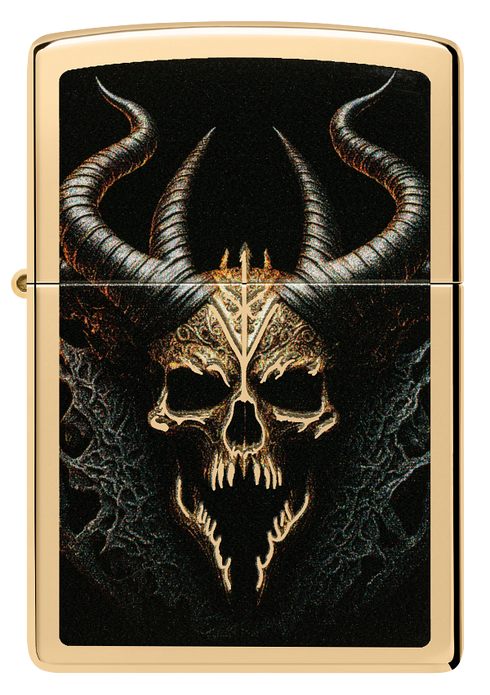Zippo 60.007.692 vžigalnik Horror Golden Skull