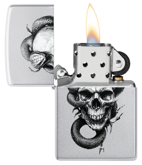 Zippo 60.007.695 vžigalnik Skull and Snake