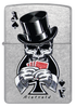Zippo 47112 vžigalnik Gentleman Skull & Poker by Rietveld