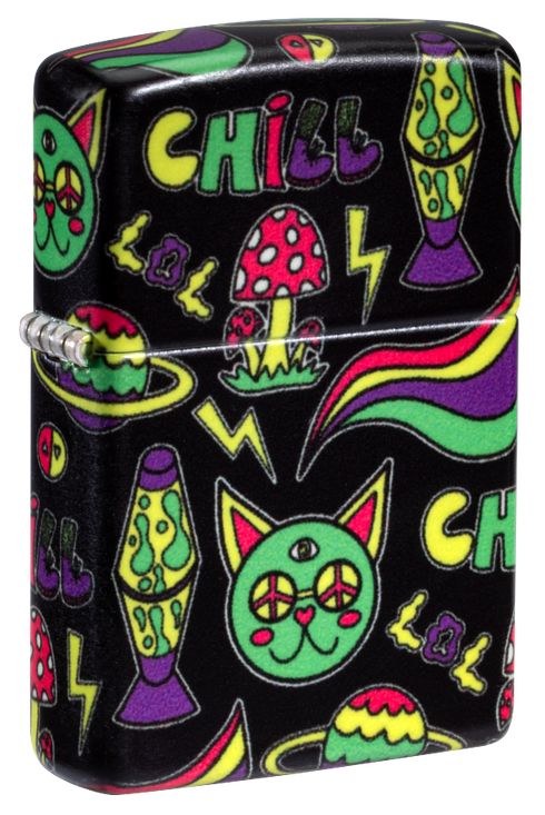 Zippo 47114 vžigalnik Psychedelic Sticker Chill Design