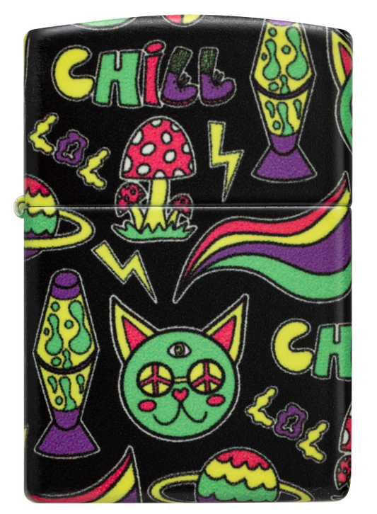 Zippo 47114 vžigalnik Psychedelic Sticker Chill Design