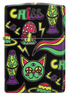 Zippo 47114 vžigalnik Psychedelic Sticker Chill Design