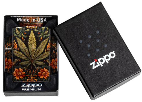 Zippo 47139 vžigalnik Cannabis Leaf and Flowers